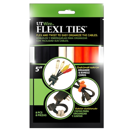 UT Wire Flexi Ties Cushioned Twist Cable Wraps